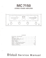 McIntosh MC-7150 - Service manual